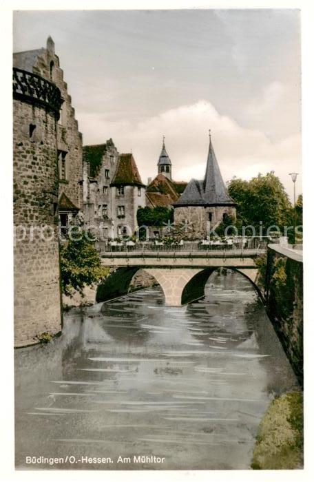 Buedingen Hessen Am Mühltor Flusspartie