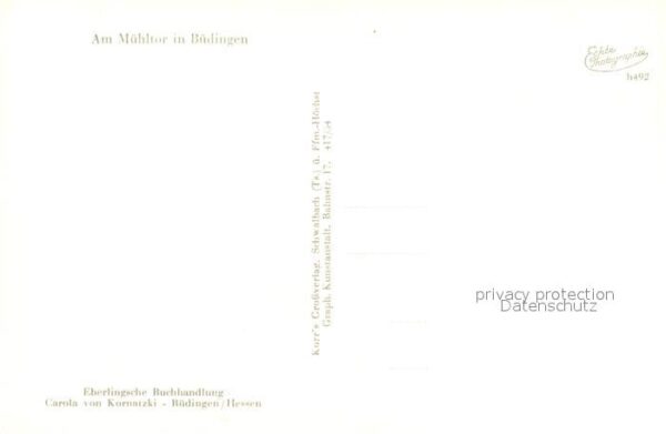 Buedingen Hessen Am Mühltor Flusspartie – Bild 2