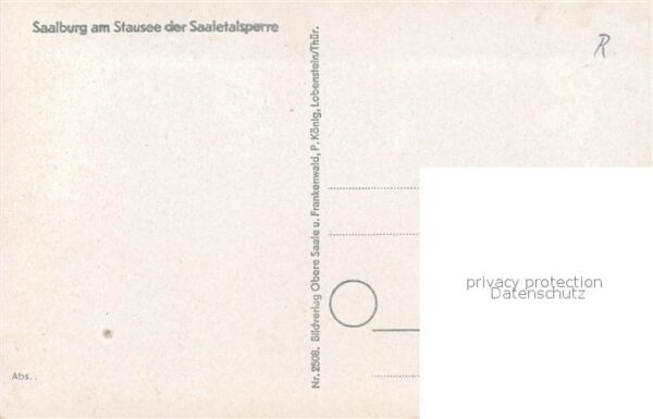 Saalburg Saale Fliegeraufnahme Saaletalsperre – Bild 2