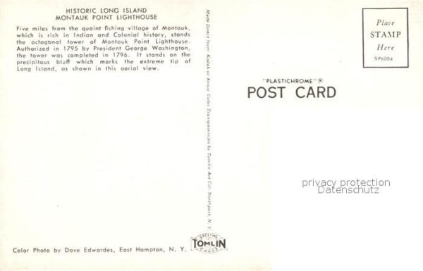 Montauk Fliegeraufnahme Strand Leuchtturm – Bild 2