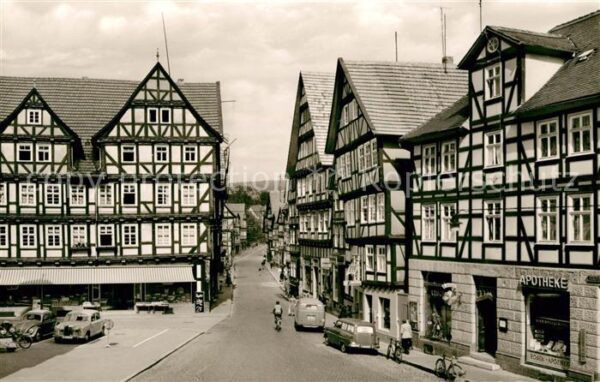Melsungen Fulda Brückenstrasse Fachwerk