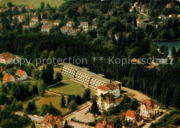 Bad Sachsa Harz Fliegeraufnahme Genesungsheim Pfaffenbe