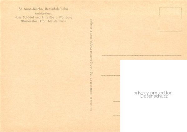 Braunfels St. Anna Kirche innen – Bild 2