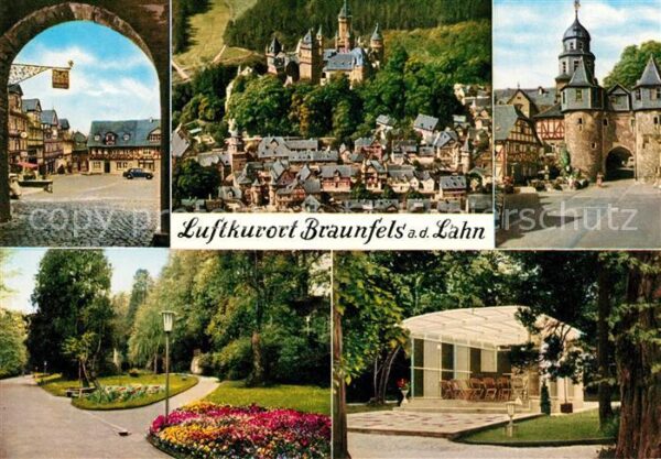 Braunfels Fliegeraufnahme mit Schloß Markt Herren