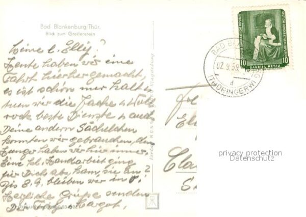 Bad Blankenburg Blick zum Greifenstein – Bild 2