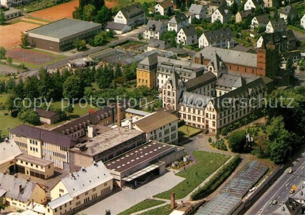 Limburg Lahn Fliegeraufnahme Missionshaus und Marien