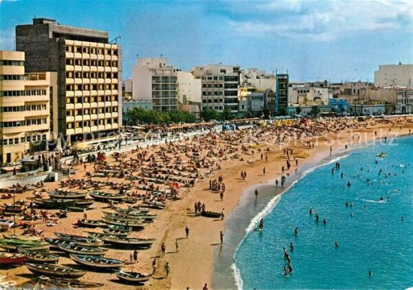 Las Palmas Gran Canaria Fliegeraufnahme Strand