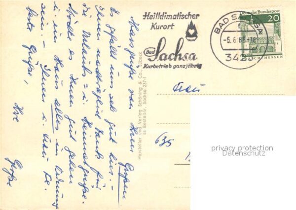 Bad Sachsa Harz Kurpark Kurhaus Katzenstein Knickberg S – Bild 2