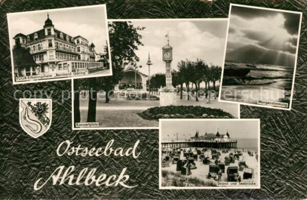Ahlbeck Ostseebad FDGB Erholungsheim Bernhard Göring Konz