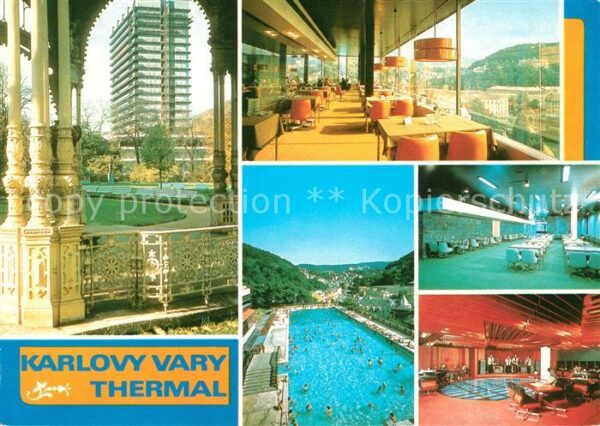 Karlovy Vary Thermalbad Hotel Terrasse Speisesaal Fo