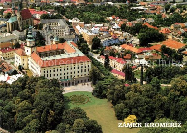 Kremsier Kromeriz Czechia Zamek Fliegeraufnahme