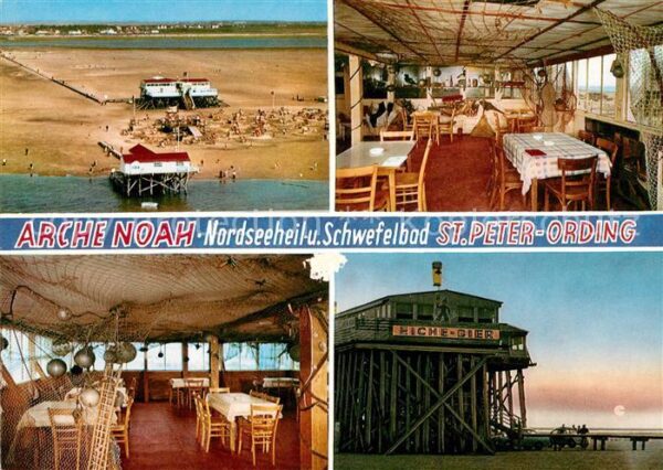 St Peter-Ording Fliegeraufnahme Arche Noah Restaurant
