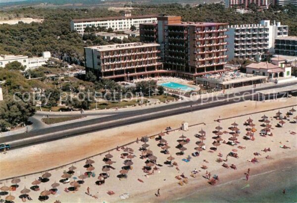 Playa de Palma Mallorca Fliegeraufnahme mit Hotel Playa Golf