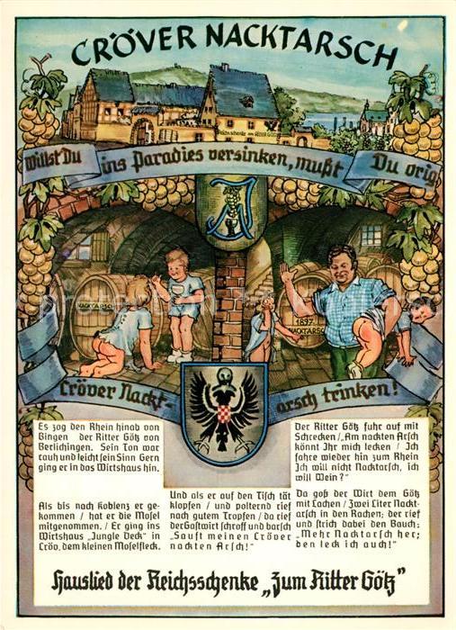 Kroev Mosel Reichsschenke Zum Ritter Götz mit Hausl