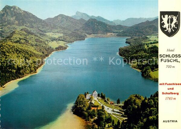 Hof Salzburg Hotel Schloss Fuschl mit Fuschlsee und