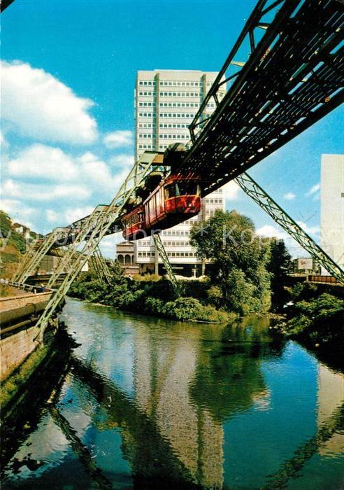 Wuppertal Schwebebahn Justizhochhaus