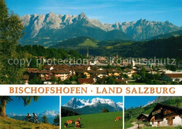 Bischofshofen Gesamtansicht mit Alpenpanorama Mountai