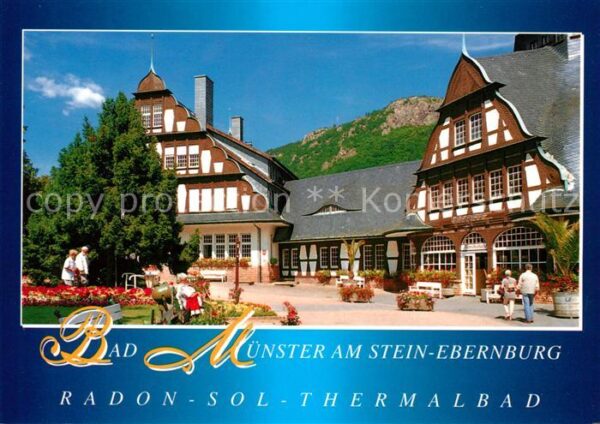 Bad Muenster Stein Ebernburg Bäderhaus Fachwerkhaus Radon Sol Therma
