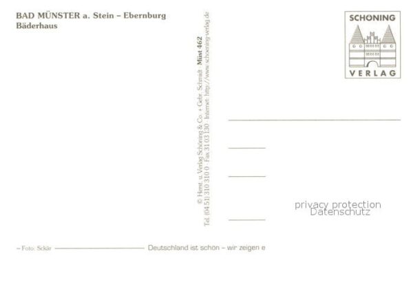 Bad Muenster Stein Ebernburg Bäderhaus Fachwerkhaus Radon Sol Therma – Bild 2