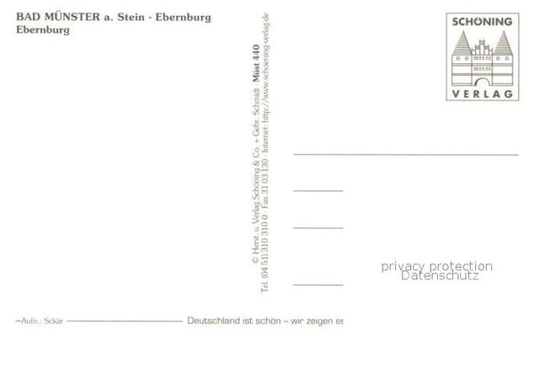 Bad Muenster Stein Ebernburg Blick zur Ebernburg – Bild 2