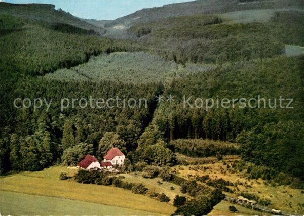 Oesterholz-Haustenbeck Altes Forsthaus Kreuzkrug Fliegeraufnah