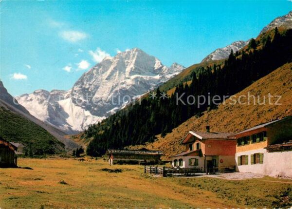 Neustift Stubaital Tirol Pinnisalm mit Habicht Stubaier Alpen