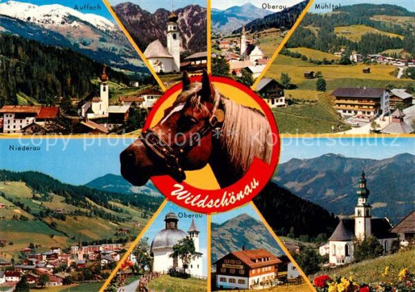 Wildschoenau Tirol und Umgebung Auffach Oberau Mühltal Nie