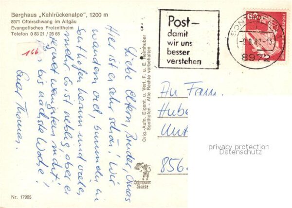 Ofterschwang Berghaus Kahlrückenalpe Evangelisches F – Bild 2