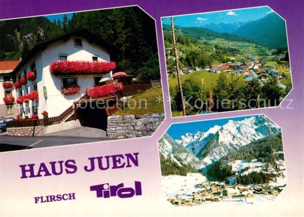 Flirsch Haus Juen Winterpanorama Sommerpanorama