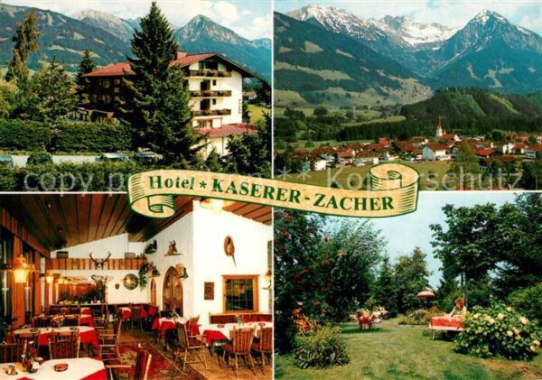 Fischen Allgaeu Hotel Pension Kaserer Zacher Garten Alp