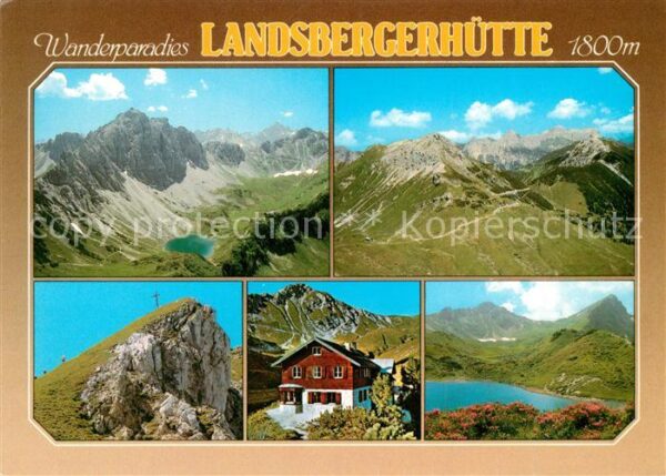 Landsbergerhuette Wanderparadies Alpen Lachensee Bergwelt