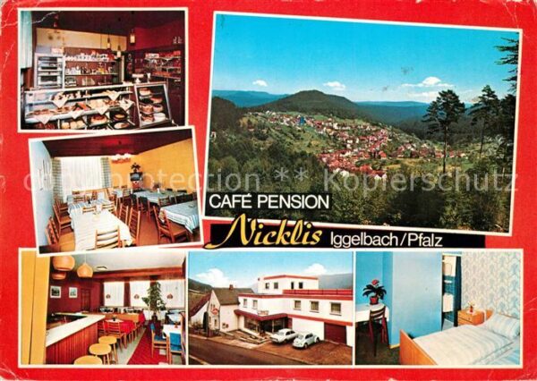 Iggelbach Cafe Pension Nicklis Fremdenzimmer Land