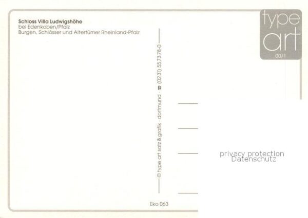 Edenkoben Schloss Villa Ludwigshöhe Serie Burgen – Bild 2