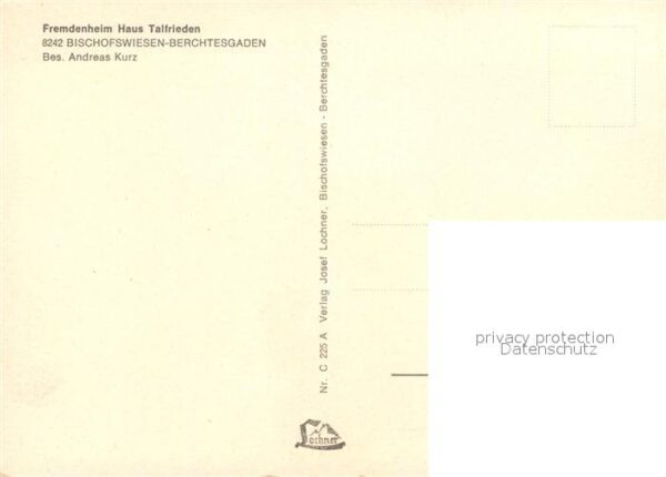 Bischofswiesen Fremdenheim Haus Talfrieden – Bild 2