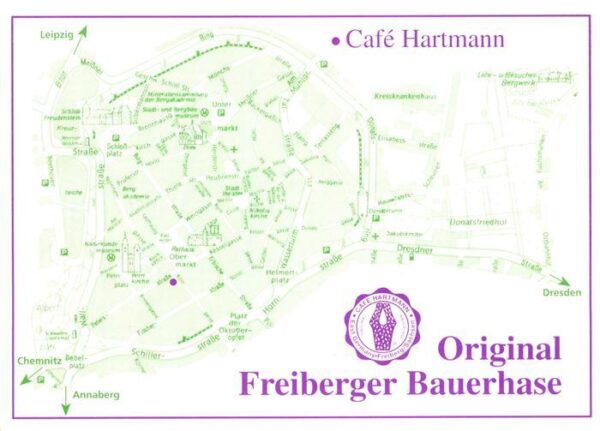 Freiberg Sachsen Cafe Hartmann Original Freiberger Bauer