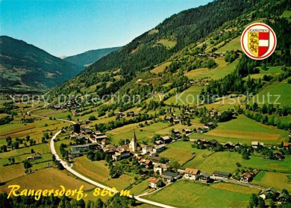 Rangersdorf Kaernten Fliegeraufnahme