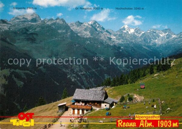 Doelsach Gasthof Raneralm Schleinitz Gr Rotspitz