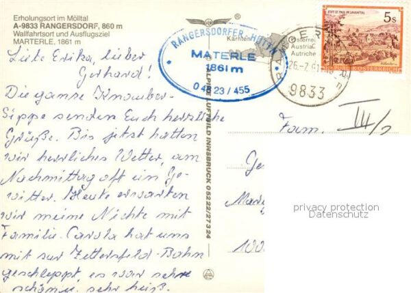 Rangersdorf Kaernten Wallfahrtskirche Marterle – Bild 2