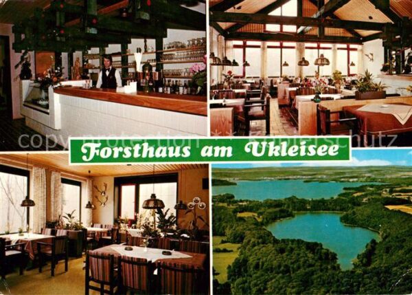 Sielbeck Holsteinische Schweiz Forsthaus am Ukleisee Bar Gasträume Fli