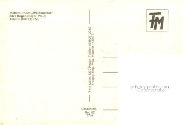 Regen Mütterkurheim Weissenstein Fliegeraufna – Bild 2