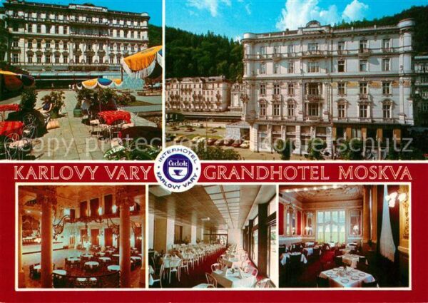 Karlovy Vary Grand Hotel Moskva Terrasse Speisesäle