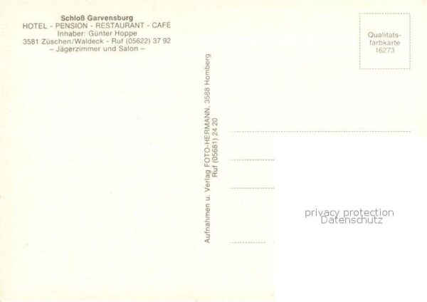 Zueschen Fritzlar Schloss Garvensburg Hotel Pension – Bild 2