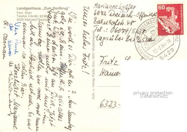 Allendorf Bad Sooden Panorama Landgasthaus Zum Dorfkrug – Bild 2
