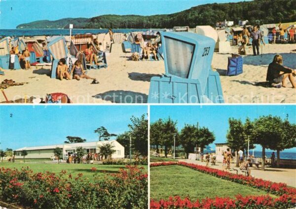 Insel Ruegen Bäder der Insel Binz Strand Baabe Kaufh