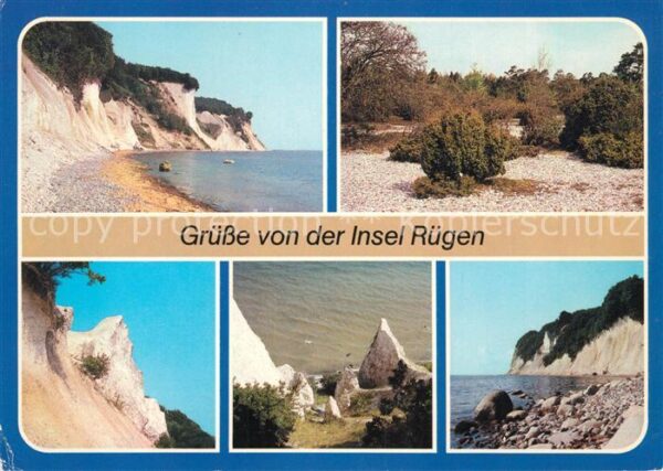 Insel Ruegen Steilufer Feuersteinfelder Wissower Kli