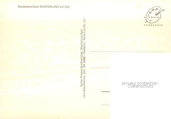 Westerland Sylt Nordseeheilbad Fliegeraufnahme – Bild 2