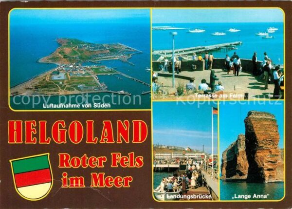Helgoland Roter Fels im Meer Terrasse am Falm Lan
