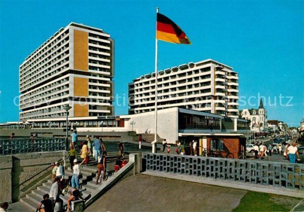 Westerland Sylt Kurzentrum Nordseeheilbad Flagge