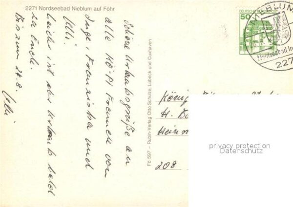 Nieblum Strand St Johannis Kirche Wappen Nordse – Bild 2