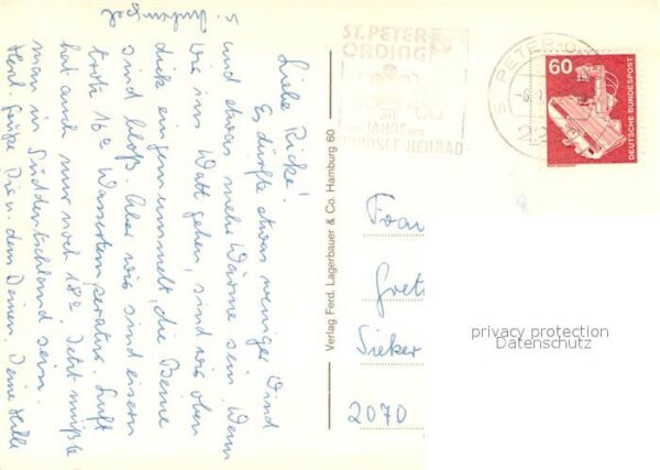St Peter-Ording Nordseeheilbad Schwefelbad Rathaus Stra – Bild 2